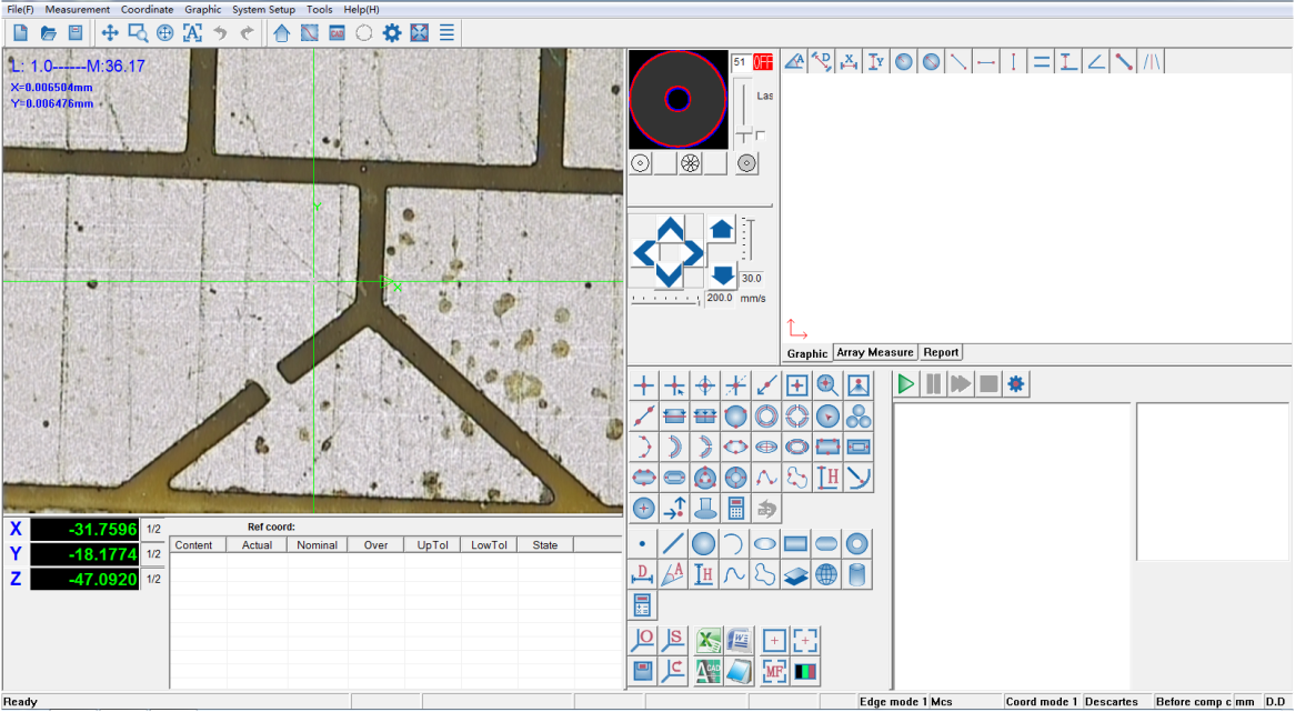 CNC video measuring machine