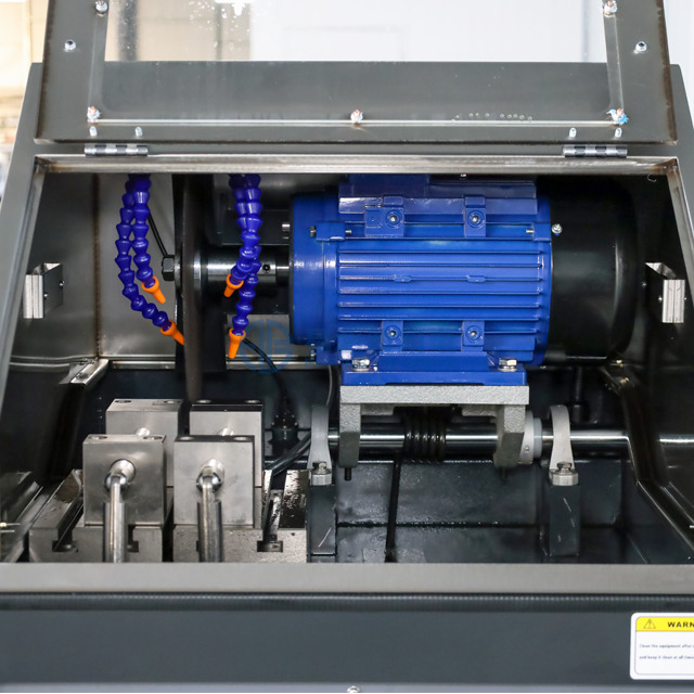 Manual Metallographic Sample Cutting Machine With Cabinet Table QGL-80C 100C