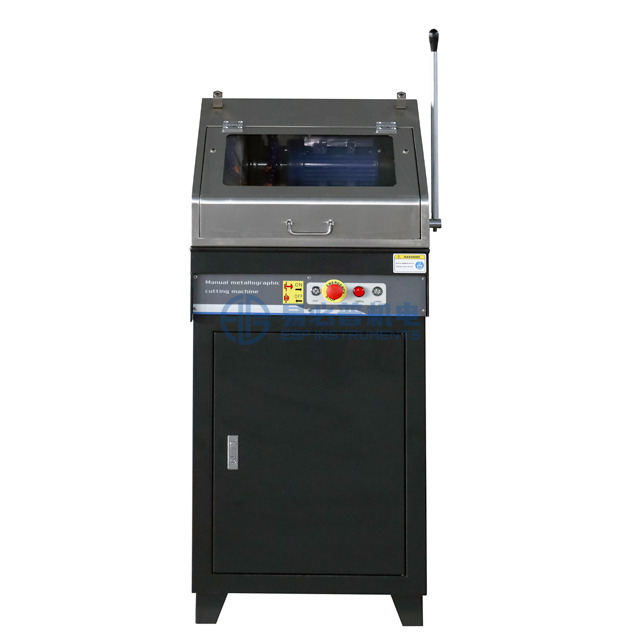 Manual Metallographic Sample Cutting Machine With Cabinet Table QGL-80C 100C