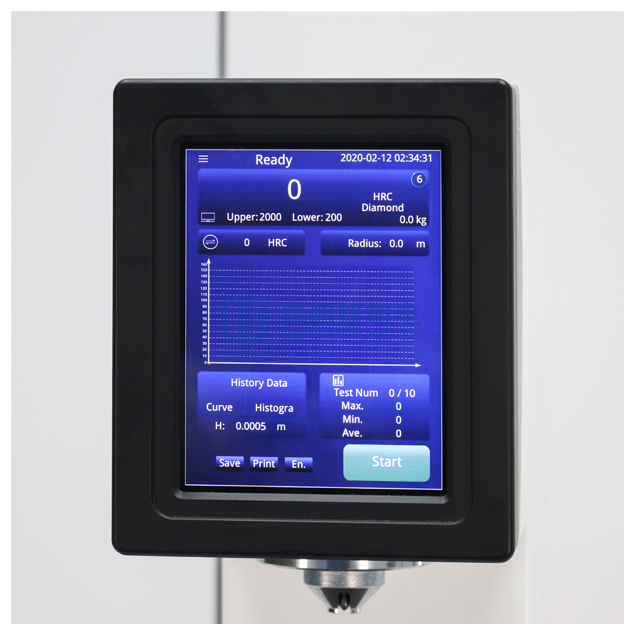Close Loop Advanced Digital Twin Rockwell Hardness Tester With Load cell design